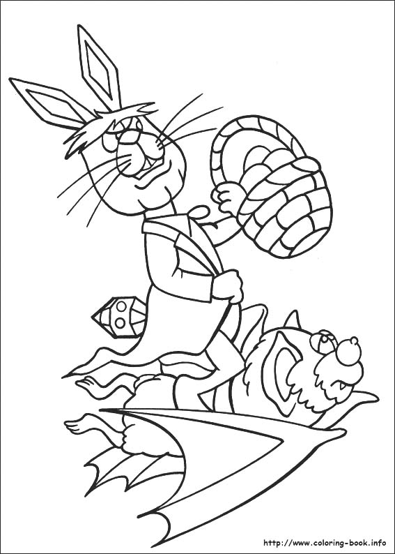 Peter Cottontail coloring picture